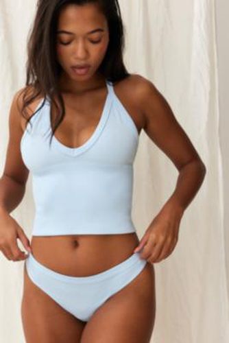 Andie Seamless Thong - Light Blue L at Urban Outfitters - Out From Under - Modalova