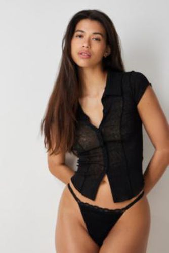 Lace G-String - Black XL at Urban Outfitters - Out From Under - Modalova