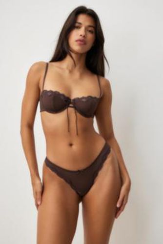 Jenni Cherish Mesh Thong - M at Urban Outfitters - Out From Under - Modalova