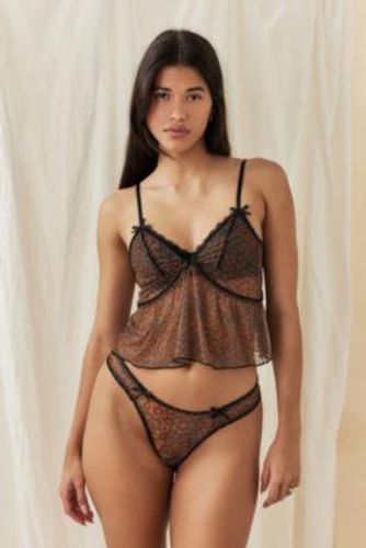 Animal Double Layer Thong - Neutral XS at Urban Outfitters - Out From Under - Modalova