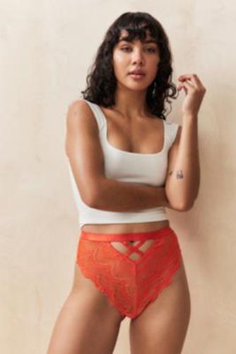 Eco Lace Thong - Orange S at Urban Outfitters - We Are We Wear - Modalova