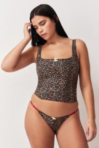 Roberta Leopard Thong - XS at Urban Outfitters - Wild Lovers - Modalova