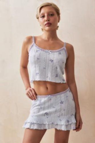 Pointelle Shorts - Blue S at Urban Outfitters - Out From Under - Modalova