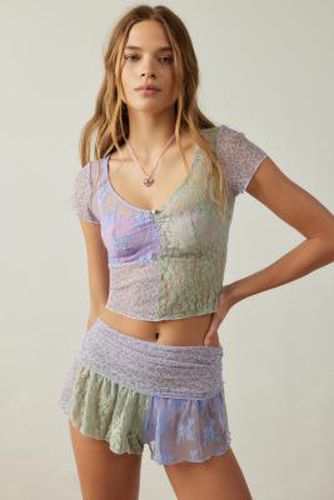 Sweet Dreams Spliced Lace Micro Shorts S at Urban Outfitters - Out From Under - Modalova
