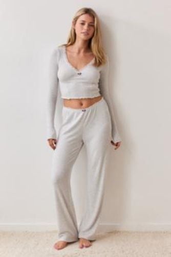 Ribbed Wide Leg Lounge Pants - S at Urban Outfitters - Out From Under - Modalova