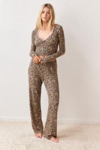 Leopard Print Lounge Pants S at Urban Outfitters - Out From Under - Modalova