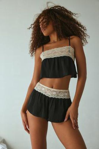 Juno Satin Crop Top & Micro Short Set - M at Urban Outfitters - Out From Under - Modalova