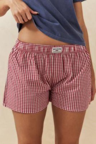 Gingham Boxer Shorts - Bright Red S at Urban Outfitters - BDG - Modalova