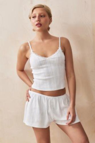 Pointelle Shorts - Ivory S at Urban Outfitters - Out From Under - Modalova