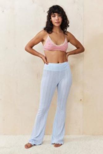 Gabi Pointelle Trousers - Sky S at Urban Outfitters - Wild Lovers - Modalova