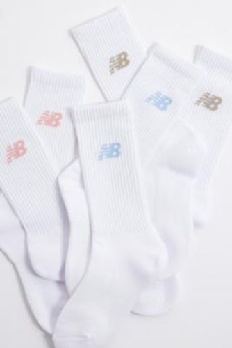 Pink, Blue & Beige Socks 3-Pack - S at Urban Outfitters - New Balance - Modalova