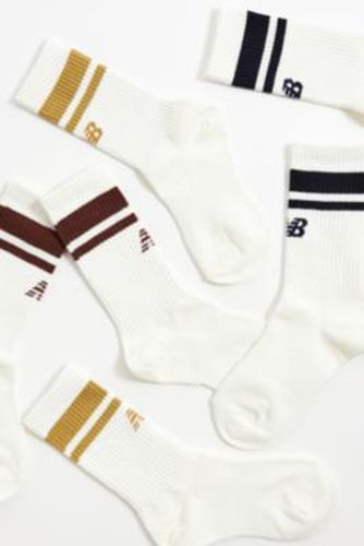 Varsity Socks 3-Pack - Cream S at Urban Outfitters - New Balance - Modalova