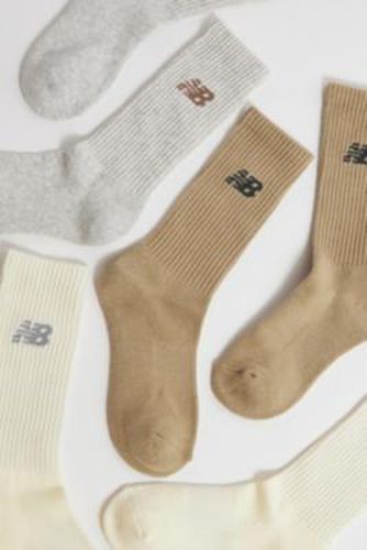 Everyday Socks 3-Pack - Beige S at Urban Outfitters - New Balance - Modalova