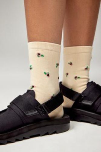 Cream Rosette Socks - Ivory at Urban Outfitters - BAGGU - Modalova