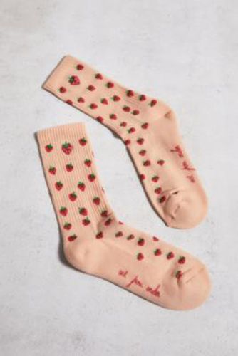 Strawberry Socks - Peach at Urban Outfitters - Out From Under - Modalova