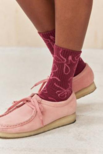 Bow Socks - Dark Red at Urban Outfitters - Out From Under - Modalova