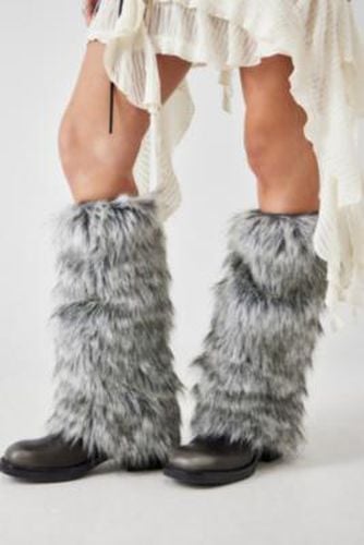 Fur Leg Warmers - Grey at Urban Outfitters - Out From Under - Modalova