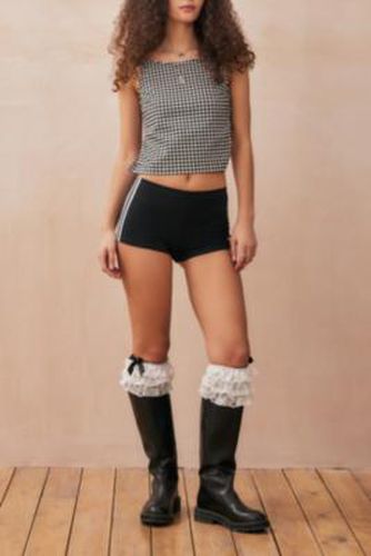 Ruffle & Bow-Topped Knee High Socks - Black at Urban Outfitters - Out From Under - Modalova