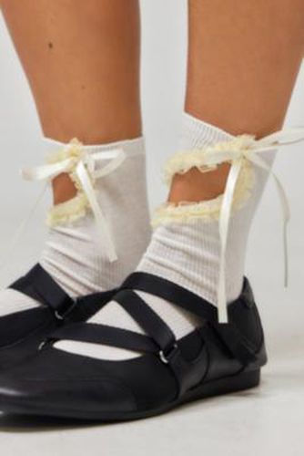 Frill Cut-Out Socks - White at Urban Outfitters - Out From Under - Modalova