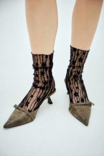 Lace Slouch Socks - Black at Urban Outfitters - Out From Under - Modalova