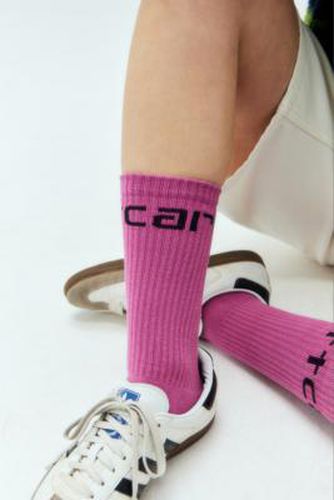 Logo Crew Socks - Pink at Urban Outfitters - Carhartt WIP - Modalova