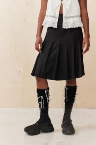 Bow Slouchy Knee High Socks - Black at Urban Outfitters - Out From Under - Modalova