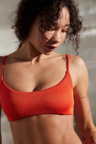 Grace Ribbed Bikini Top - XS at Urban Outfitters - Out From Under - Modalova