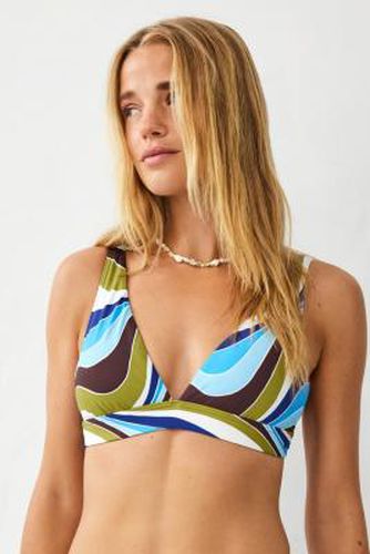 X Out From Under Triangle Bikini Top - Blue S at Urban Outfitters - Roxy - Modalova