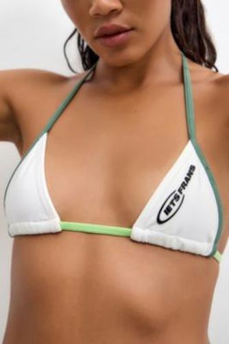 Iets frans. Contrasting Trim Triangle Bikini Top - M/L at Urban Outfitters - iets frans... - Modalova