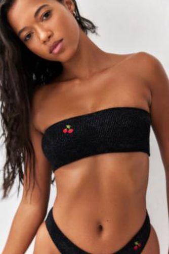 UO Seamless Bandeau Bikini Top - Black M at - Urban Outfitters - Modalova