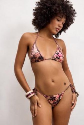 Leopard & Floral Tie Bikini Bottoms - S at Urban Outfitters - Out From Under - Modalova