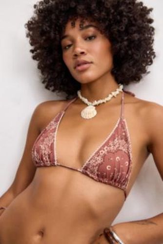 Billy Bandana Triangle Bikini Top - S at Urban Outfitters - Out From Under - Modalova