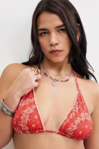 Billy Bandana Triangle Bikini Top - XS at Urban Outfitters - Out From Under - Modalova