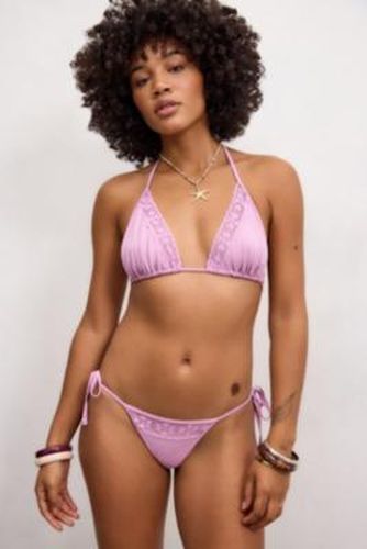 Crochet-Trim Bikini Bottoms - S at Urban Outfitters - Out From Under - Modalova