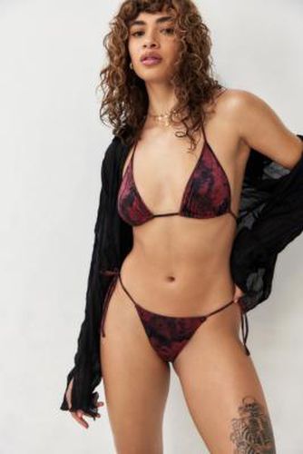 Red Rose Tanga Bikini Bottoms - Red M at Urban Outfitters - Out From Under - Modalova