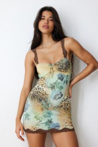 Mon Chaton Mini Dress - Neutral S at Urban Outfitters - Out From Under - Modalova