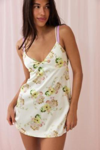 Norah Floral Mini Dress - White L at Urban Outfitters - Wild Lovers - Modalova