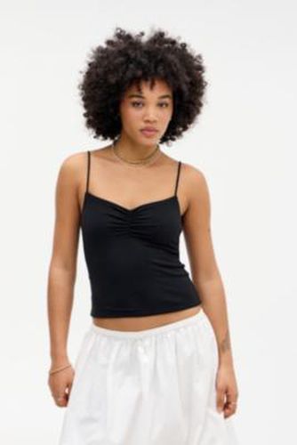 Luna Ruched-Front Cami - S at Urban Outfitters - Silence + Noise - Modalova