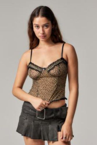 UO Leopard Print Cami - M at - Urban Outfitters - Modalova