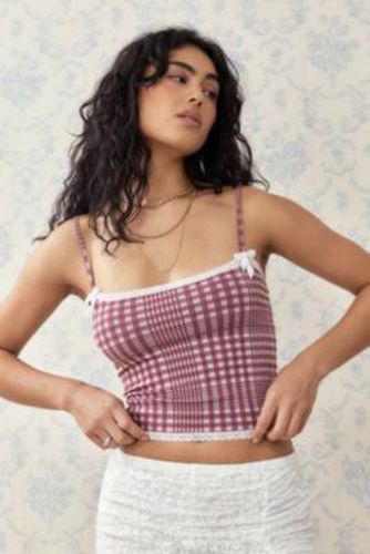 Gingham Cami - Red L at Urban Outfitters - Kimchi Blue - Modalova