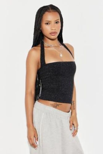 UO Foxy Halterneck Top - Black XL at - Urban Outfitters - Modalova