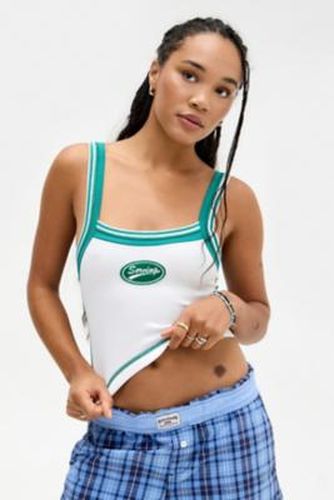 UO Doubles Tank Top - White M/L at - Urban Outfitters - Modalova