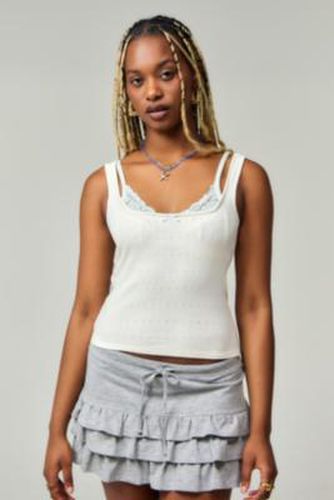 UO Truly Double Layer Cami - L at - Urban Outfitters - Modalova