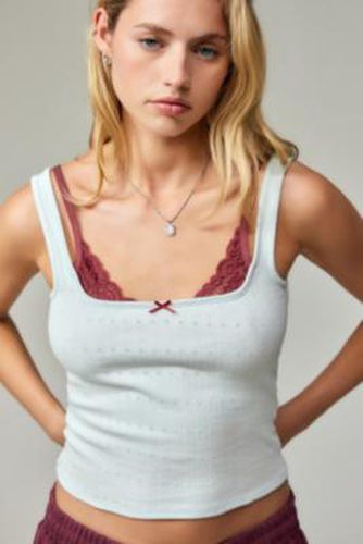 UO Truly Double Layer Cami - Blue S at - Urban Outfitters - Modalova