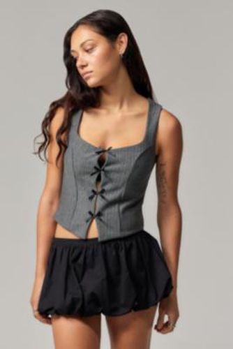 Pinstripe Corset Top - XL at Urban Outfitters - Silence + Noise - Modalova