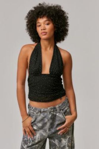 Diamante Strobe Halterneck Top - L at Urban Outfitters - Silence + Noise - Modalova