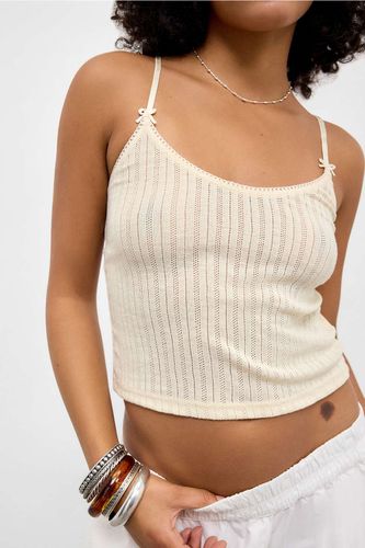 Annie Pointelle Débardeur en taille: Medium - Kimchi Blue - Modalova