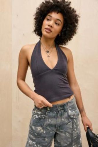 UO Hattie Washed Halterneck Top - XS at - Urban Outfitters - Modalova