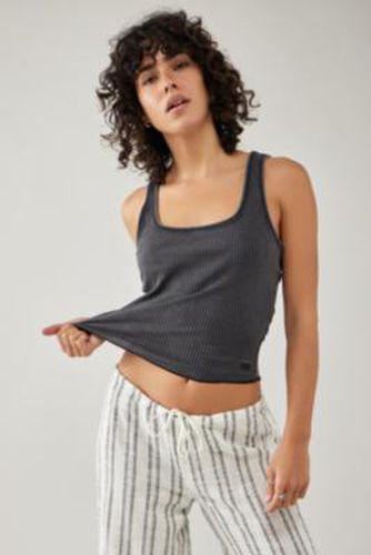 Everyday Square Neck Ribbed Tank Top - Black XL at Urban Outfitters - BDG - Modalova