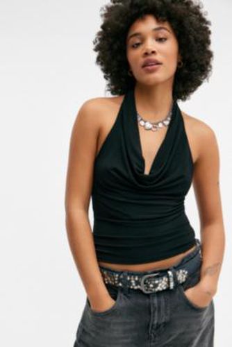 Coyote Cowl Halter Top - XS at Urban Outfitters - Silence + Noise - Modalova